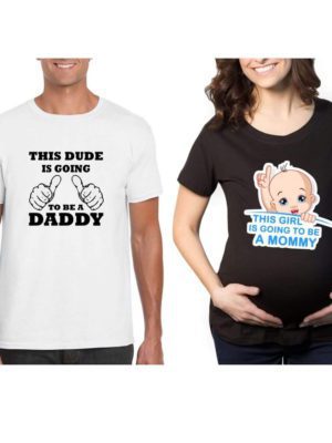 Going to be Mummy Daddy Maternity Couple T-Shirts