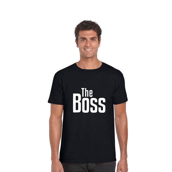 The Boss & The Real Boss Matching Couple T-Shirts