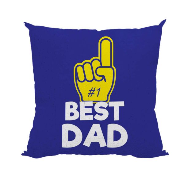 No-1 Best Dad Printed Magic Cushion (with Filler) 12X12 inches