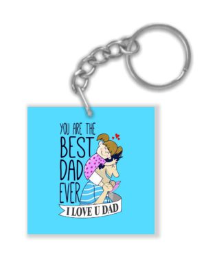 Daddy Husband Protector Hero Keychain