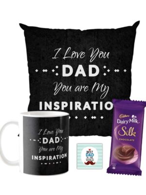 Dad  Mug ,1 Dairy Milk Silk 60 gm, with