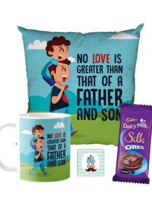 No Love is Greater Than That of A Father and Son Hamper 1 Dairy Milk Silk