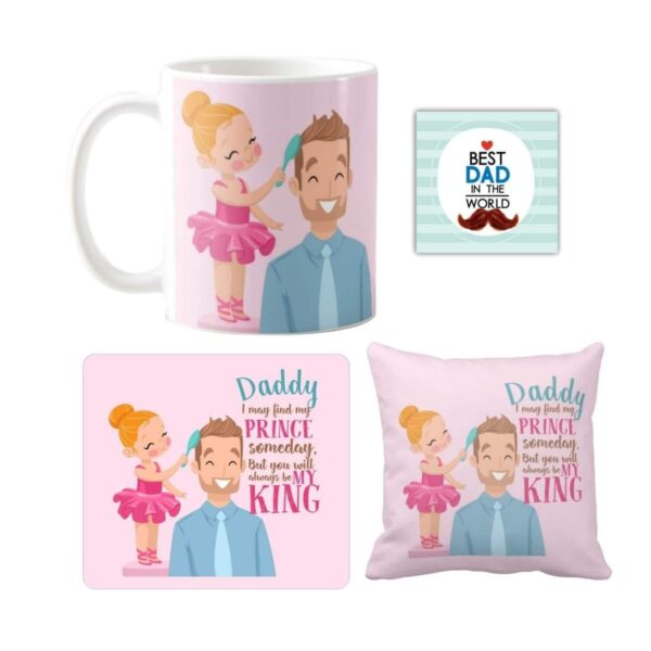 Daddy You Will Always be My King Combo Set of 4