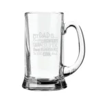 Handsome Cool Dad Engraved Beer Mug