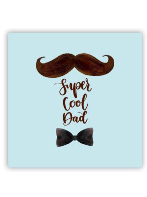 Super Cool Dad Fridge Magnet - Square