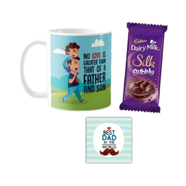 No Love is Greater Than That of A Father and Son Hamper 1 Dairy Milk Silk