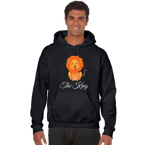 Lion King Queen Prince Princess Family Sweatshirt - Set of 4 for Mom Dad and 2 Kids