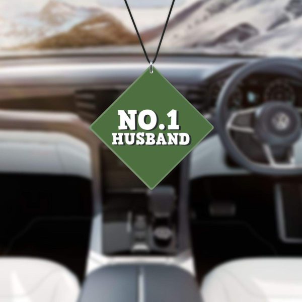 Birthday Gifts Printed Acrylic Car Hanging Accessories for Husband Interior Decoration - No.1 Husband