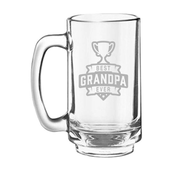 Awesome Grandpa  Engraved Beer Mug