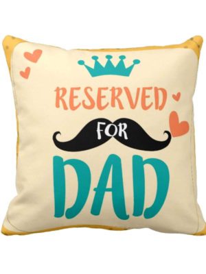 Dad 12 x 12 inches Velvet Cushion Cover