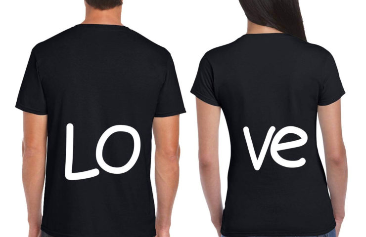 love couple tshirts for the husband and wife