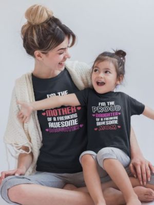 Proud Mother Matching Family T-shirts