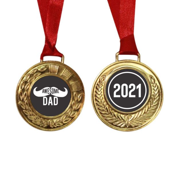 Award Medal Birthday Present - Worlds Best Dad