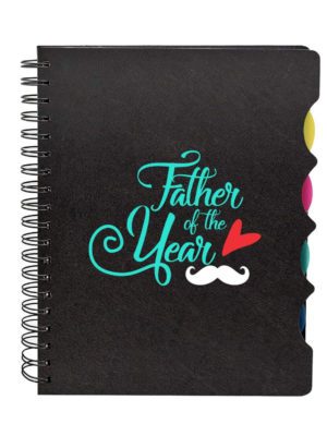 Wirebound Printed Notebook A5 Size, 300 Ruled Pages - Amazing Dad,