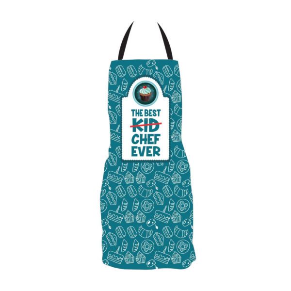 Worlds Greatest Dad and Kids Kitchen Chef Apron Set of 2