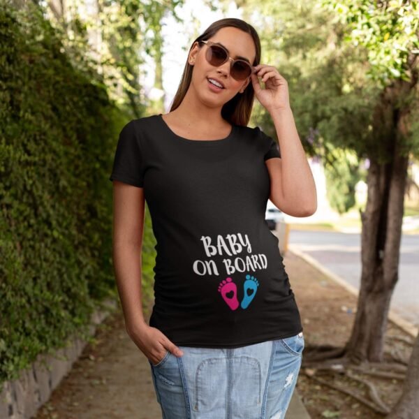 Baby On Board Design Maternity T-Shirt