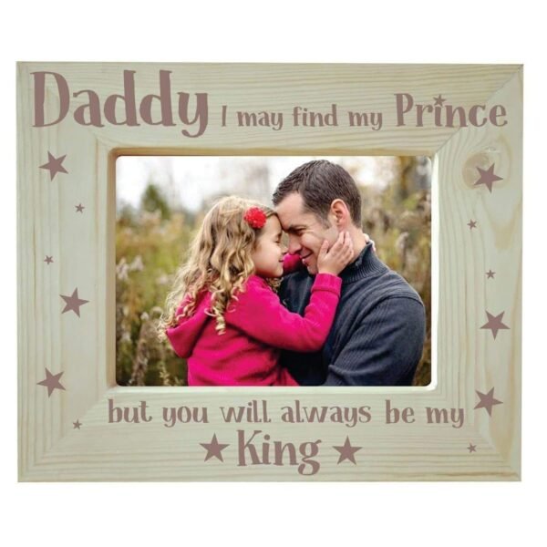 Laugh & Cry with Dad Personalized Photoframe Wooden