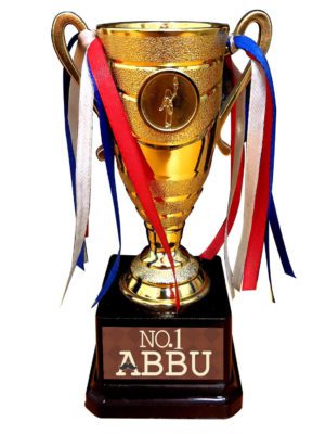 No. 1 Abbu Urdu Trophy Golden Champion Award for Father