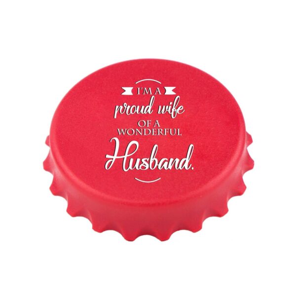 Fridge Magnet with Bottle Opener Only The Best Husbands Get Promoted to Daddy Printed Home Decorative