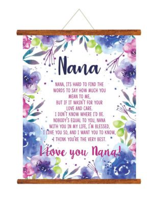 Greeting Cards I Love You Nana Scroll Card for Grandad