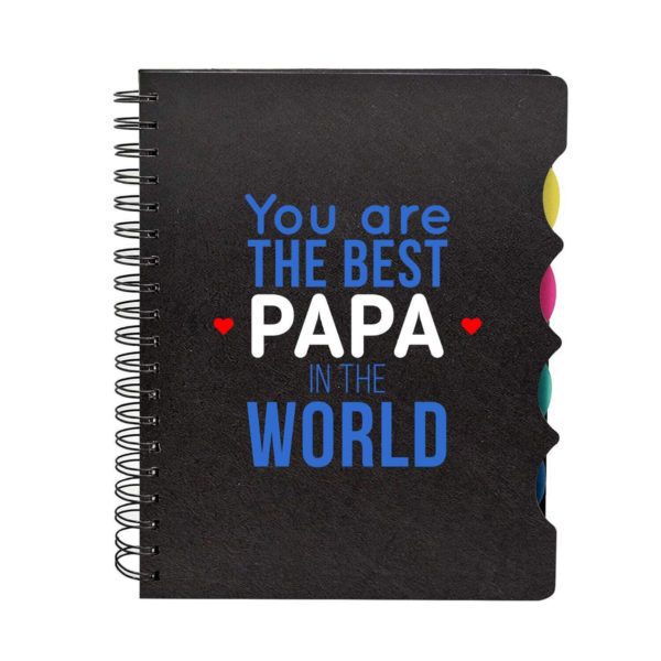 Wirebound Printed Notebook A5 Size, 300 Ruled Pages - Amazing Dad,