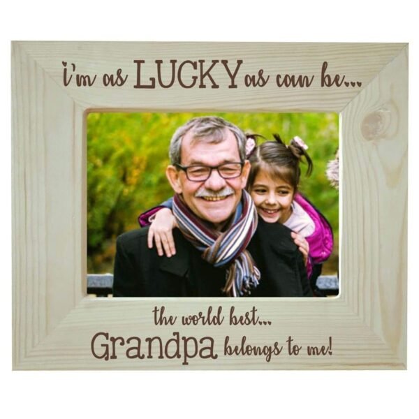 Laugh & Cry with Dad Personalized Photoframe Wooden