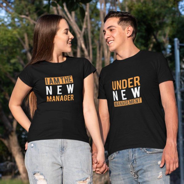 Under New Management Matching Couple T-Shirts