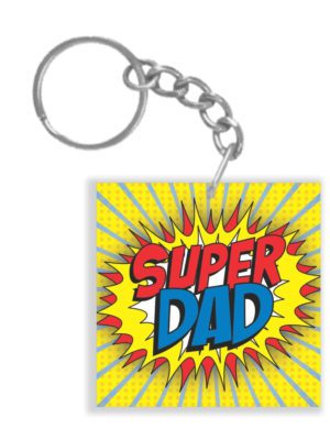 Super Dad Keychain