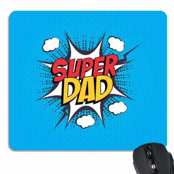 Super Dad Hamper for Dad Set of 5 - Apron, Chef Hat, Mug, Coaster, Mousepad