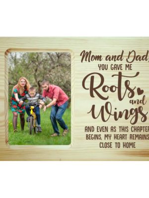 Roots & Wings Photoframe for Mom & Dad