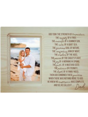 The Masterpiece Dad Engraved Photoframe