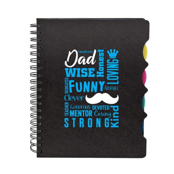 Wirebound Printed Notebook A5 Size, 300 Ruled Pages - Amazing Dad,