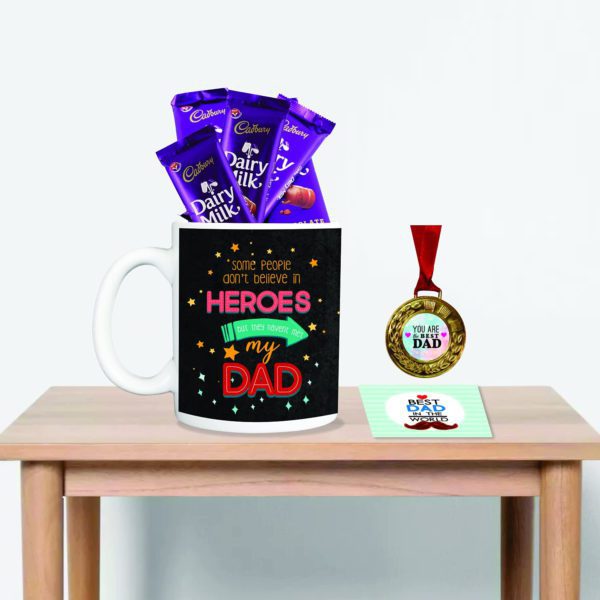 Award Medal Mug Combo for Dad - Best