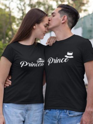 Prince Princess Matching Couple T-Shirts