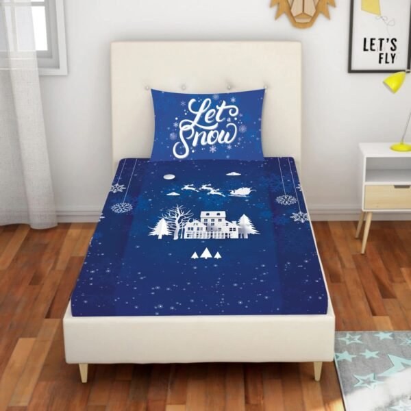 Holly Jolly Dancing Christmas Bedsheet
