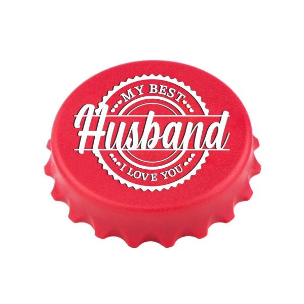 Fridge Magnet with Bottle Opener Only The Best Husbands Get Promoted to Daddy Printed Home Decorative