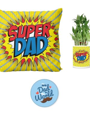 Planter  Set of 3 for Best Dad in The World