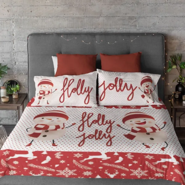 Holly Jolly Christmas Bedsheet