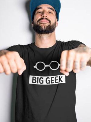 Big Geek Little Geek T-Shirt For Dad And Son