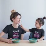 Act Like a Lady Think Like a Boss Mom and Daughter T-shirts