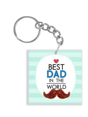 Best Dad in The World Keychain