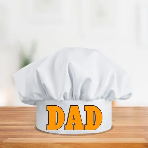 Dad Flipping Awesome Apron With Chef Hat