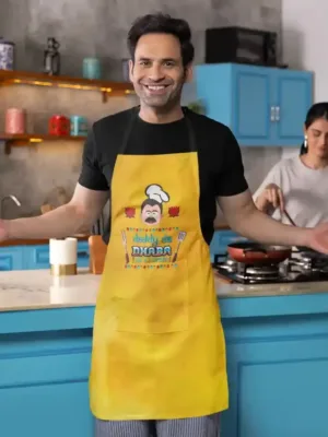 Daddy Da Dhaba Apron With Chef Hat