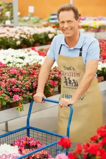 Dad's Grilling Apron With Chef Hat