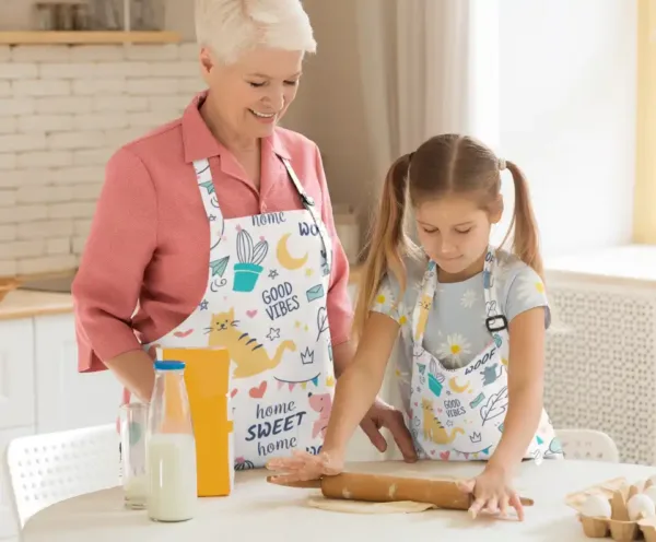 Good Vibes Kid Apron