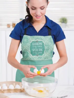 Grandma is My Name Spoiling is My Game Chef Apron