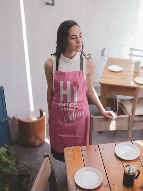Hi Chef Mom Apron for Mother