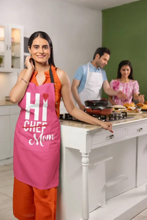 Hi Chef Mom Apron for Mother