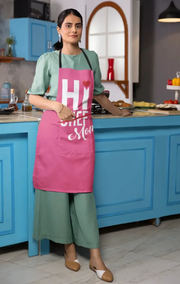 Hi Chef Mom Apron for Mother