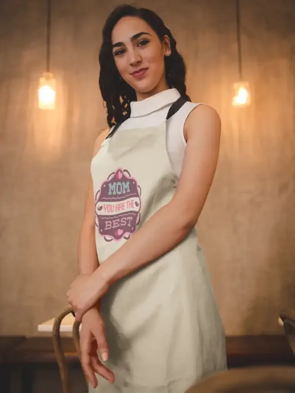 Mom You Are The Best Apron with Chef hat